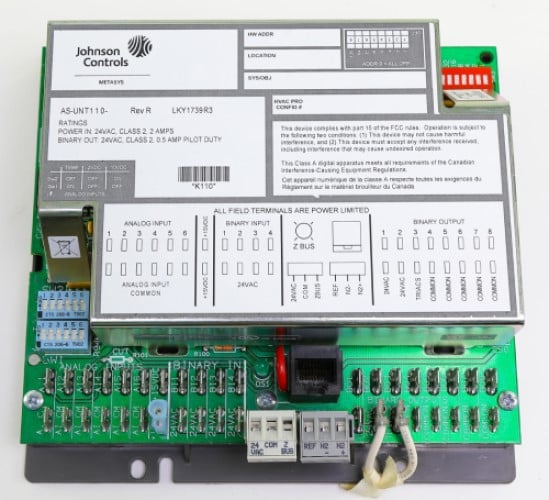 ASUNT11440 Johnson Controls UnitARY Controller