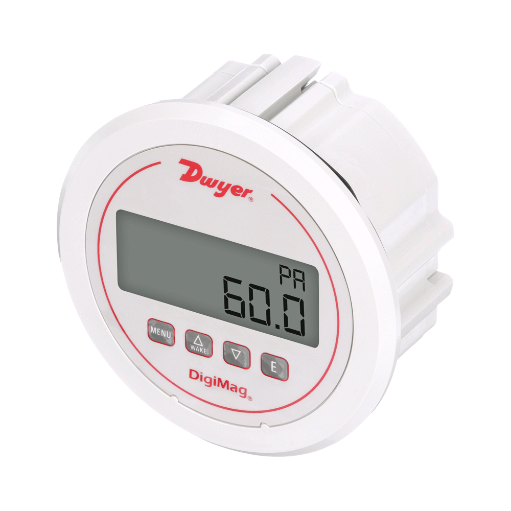 Dwyer®DM-1122 DigiMag® Digital Differential Pressure and Flow Gage Range 0.25-0-0.25 W.C. 